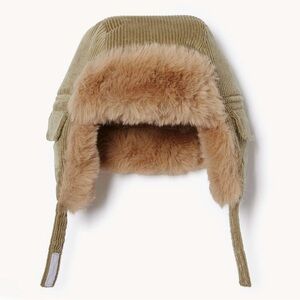 NWT Corduroy Trapper Hat | 4/5T